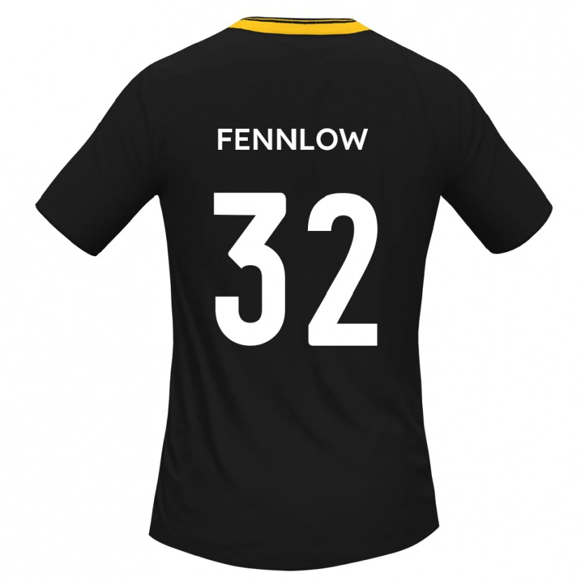 Danxen Mulher Camisola James Fennlow #32 Preto Amarelo Alternativa 2025/26 Camisa Brasil