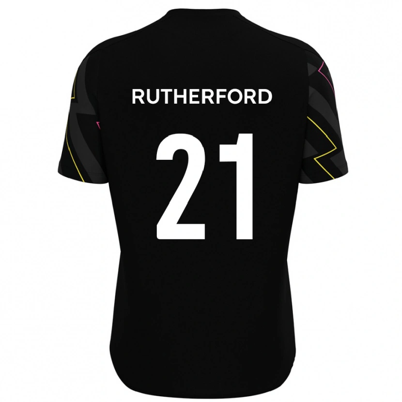Danxen Mulher Camisola Oscar Rutherford #21 Preto Cinza Alternativa 2025/26 Camisa Brasil