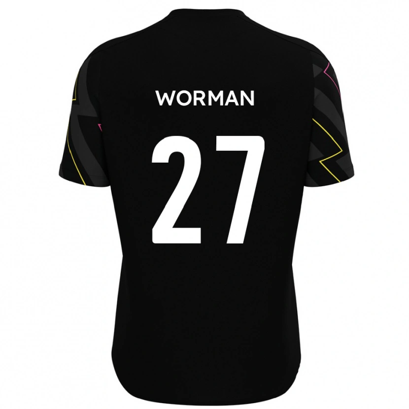 Danxen Mulher Camisola Ben Worman #27 Preto Cinza Alternativa 2025/26 Camisa Brasil