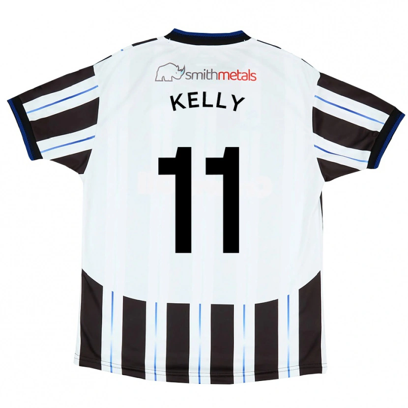 Danxen Mulher Camisola Oscar Kelly #11 Branco Preto Alternativa 2025/26 Camisa Brasil