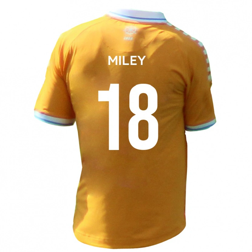 Danxen Mulher Camisola Jamie Miley #18 Amarelo Azul Alternativa 2025/26 Camisa Brasil