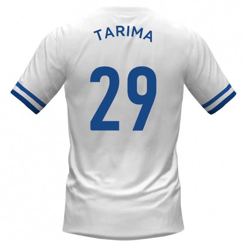 Danxen Mulher Camisola Sean Tarima #29 Branco Azul Alternativa 2025/26 Camisa Brasil