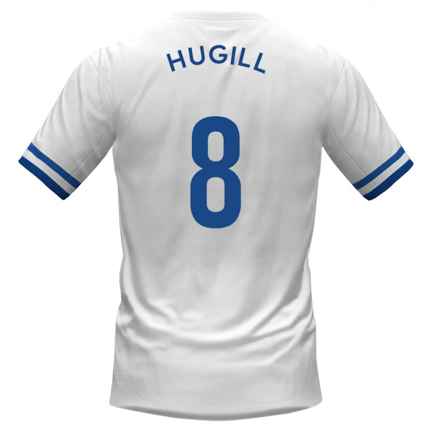 Danxen Mulher Camisola Will Hugill #8 Branco Azul Alternativa 2025/26 Camisa Brasil