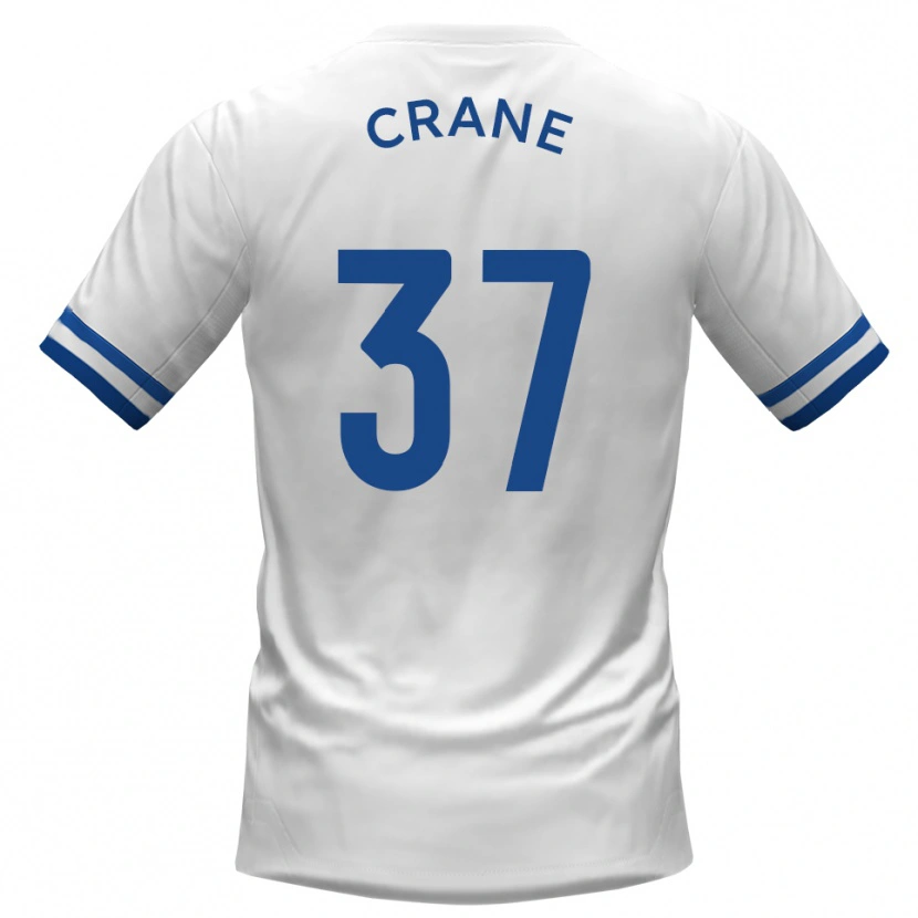 Danxen Mulher Camisola Nick Crane #37 Branco Azul Alternativa 2025/26 Camisa Brasil