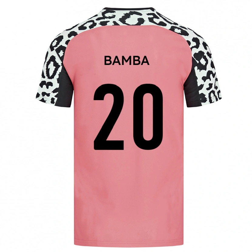 Danxen Mulher Camisola Yahya Bamba #20 Rosa Preto Alternativa 2025/26 Camisa Brasil