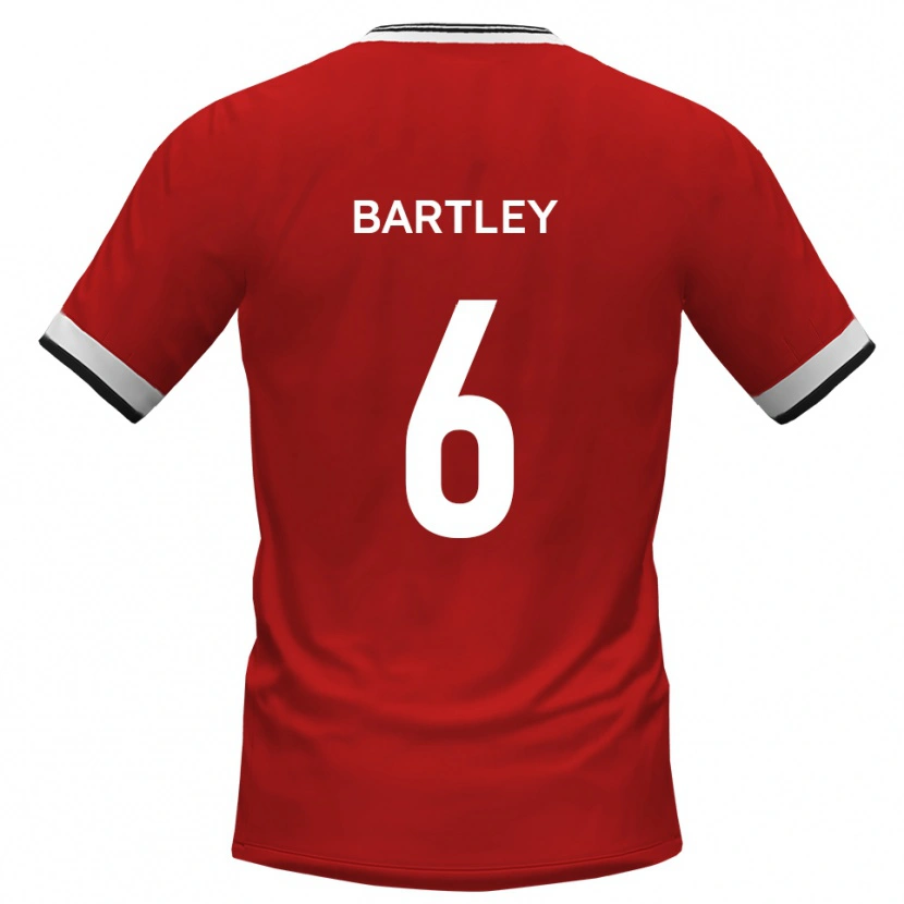 Danxen Mulher Camisola Ryan Bartley #6 Branco Preto Alternativa 2025/26 Camisa Brasil