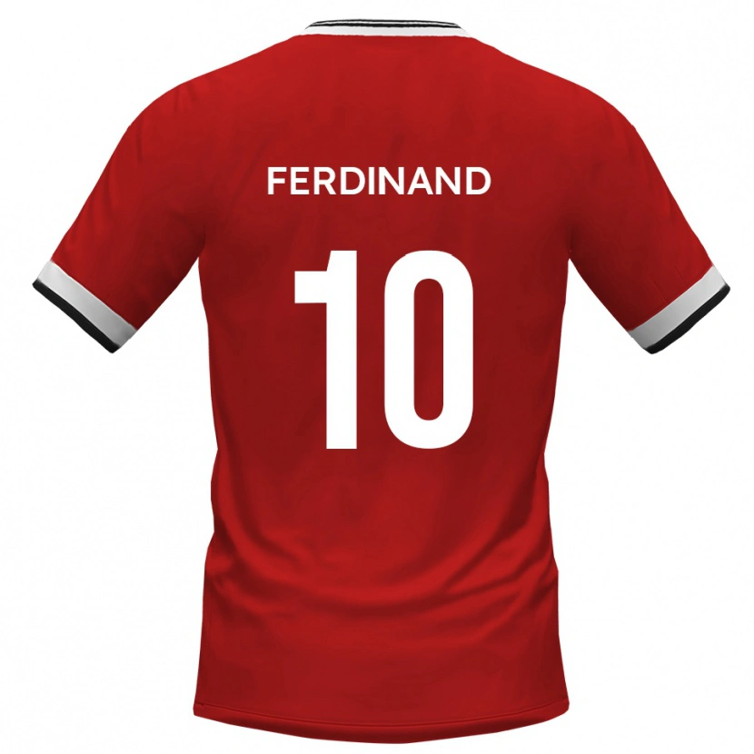 Danxen Mulher Camisola Kane Ferdinand #10 Branco Preto Alternativa 2025/26 Camisa Brasil