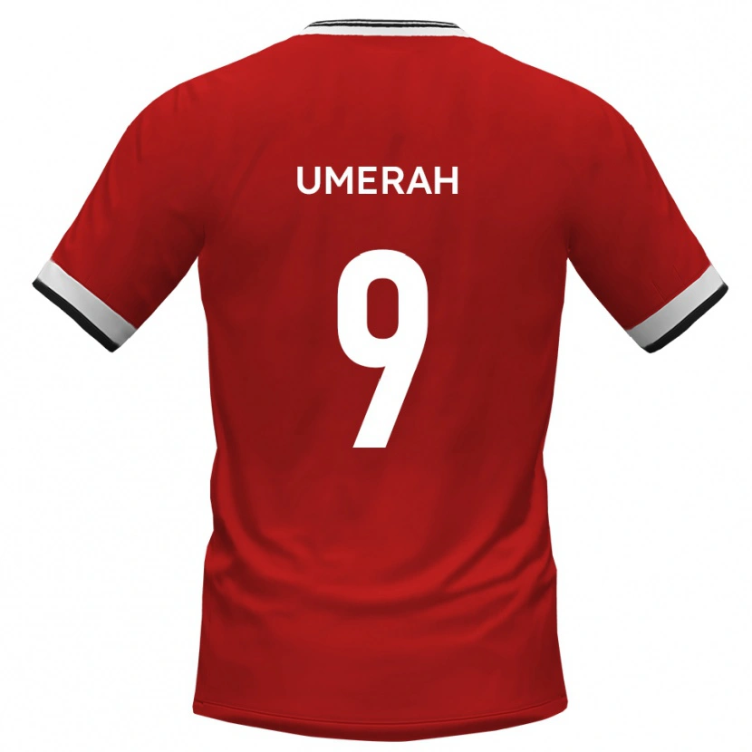 Danxen Mulher Camisola Josh Umerah #9 Branco Preto Alternativa 2025/26 Camisa Brasil