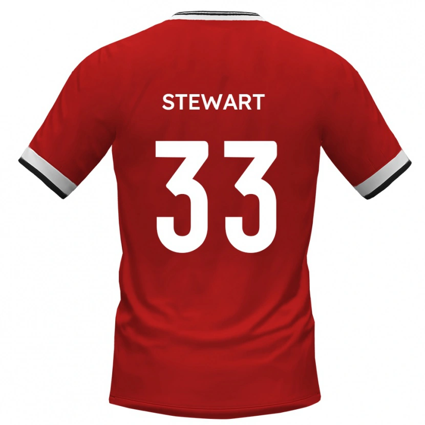Danxen Mulher Camisola Noah Stewart #33 Branco Preto Alternativa 2025/26 Camisa Brasil