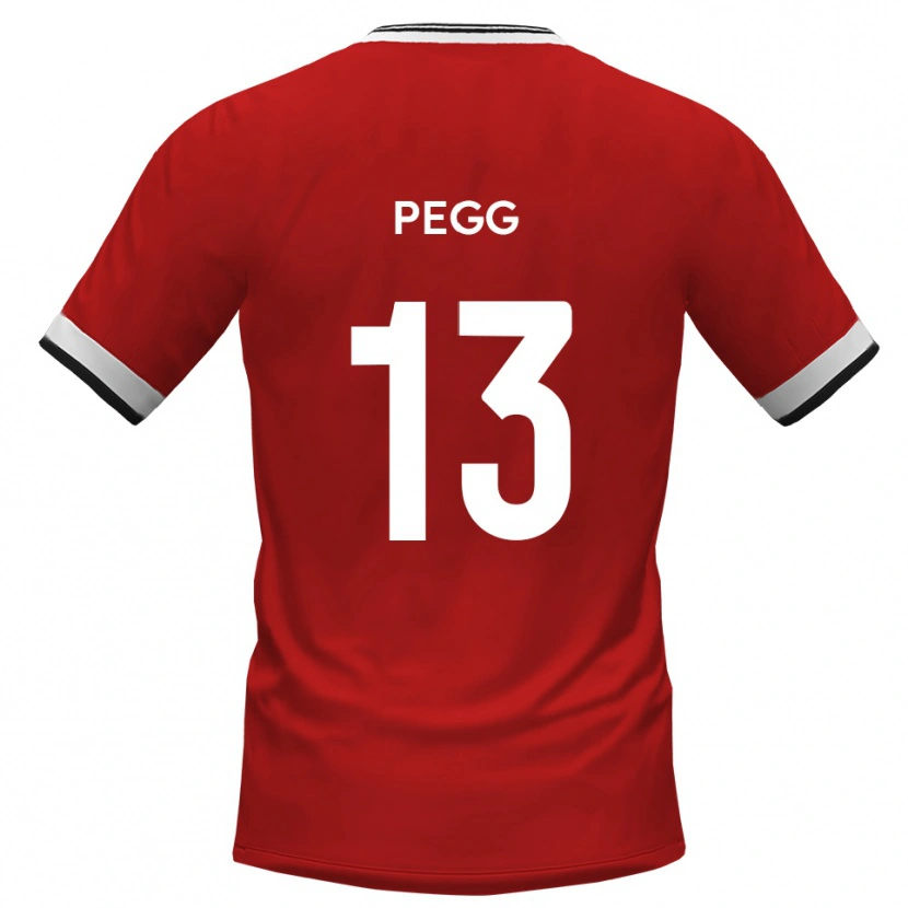 Danxen Mulher Camisola Lewis Pegg #13 Branco Preto Alternativa 2025/26 Camisa Brasil