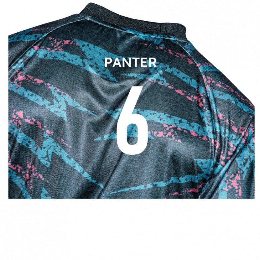 Danxen Mulher Camisola Corey Panter #6 Preto Azul Marinho Alternativa 2025/26 Camisa Brasil