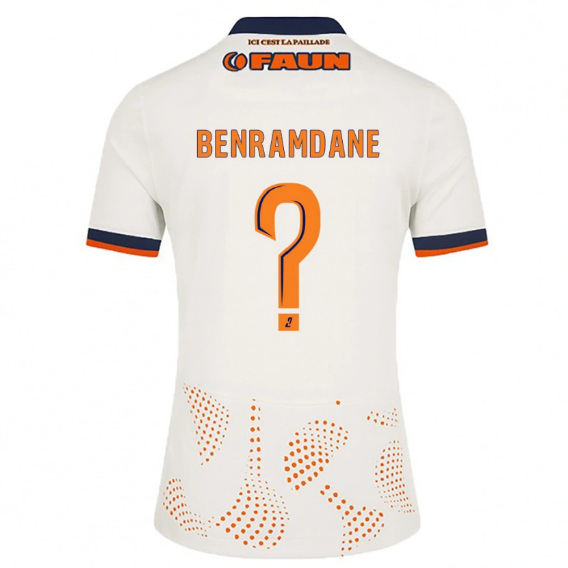 Danxen Mulher Camisola Noam Benramdane #0 Branco Laranja Alternativa 2025/26 Camisa Brasil