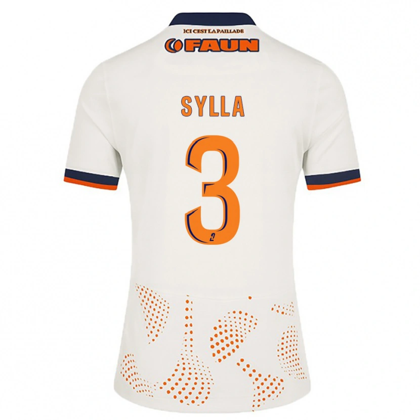 Danxen Mulher Camisola Issiaga Sylla #3 Branco Laranja Alternativa 2025/26 Camisa Brasil