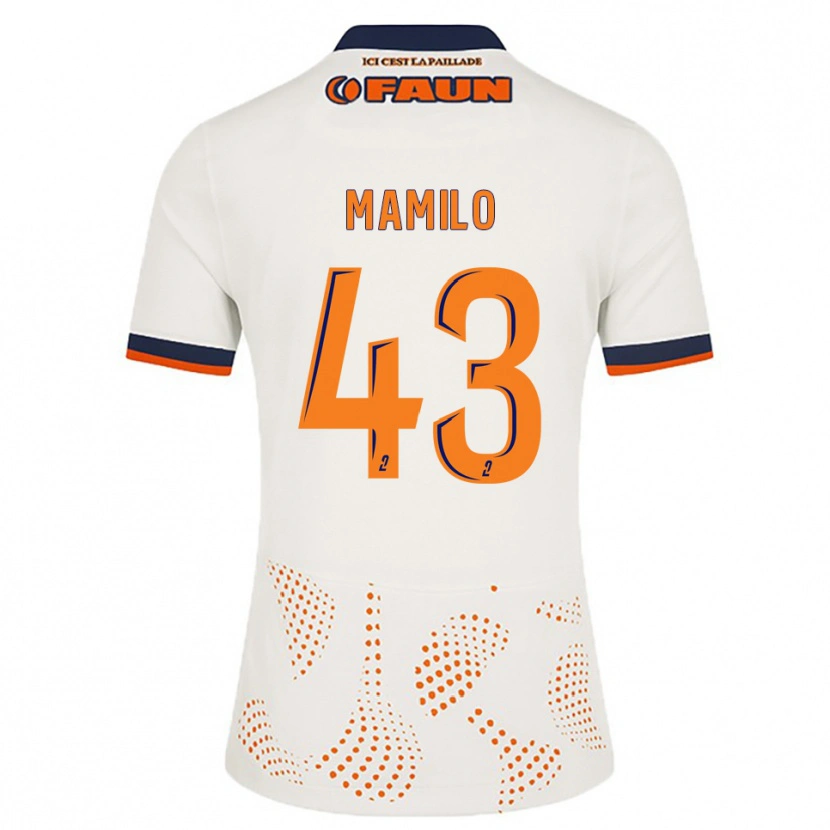 Danxen Mulher Camisola Craig Mamilo #43 Branco Laranja Alternativa 2025/26 Camisa Brasil