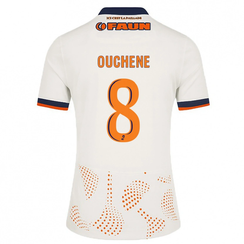 Danxen Mulher Camisola Sonia Ouchene #8 Branco Laranja Alternativa 2025/26 Camisa Brasil