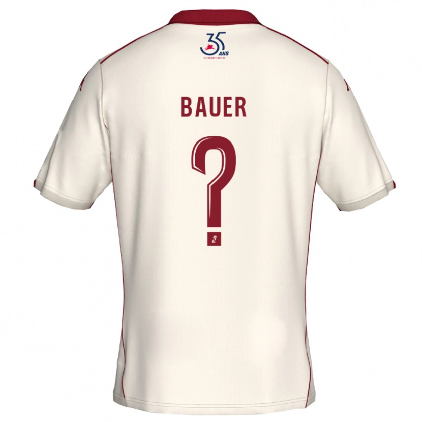 Danxen Mulher Camisola Hugo Bauer #0 Branco Vinho Alternativa 2025/26 Camisa Brasil