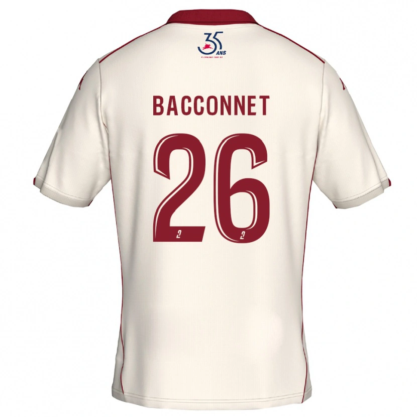 Danxen Mulher Camisola Marylou Bacconnet #26 Branco Vinho Alternativa 2025/26 Camisa Brasil
