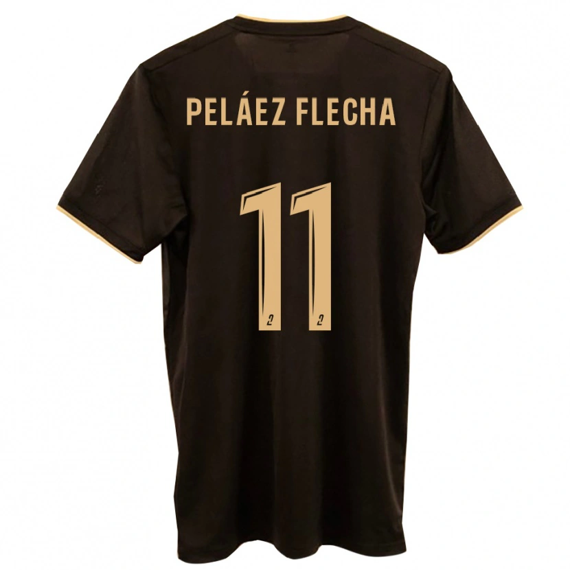 Danxen Mulher Camisola Fernando Peláez Flecha #11 Azul Vermelho Alternativa 2025/26 Camisa Brasil