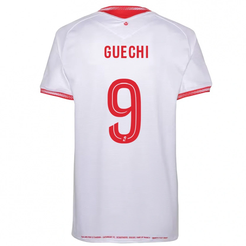 Danxen Mulher Camisola Abderraouf Guechi #9 Preto Vermelho Alternativa 2025/26 Camisa Brasil