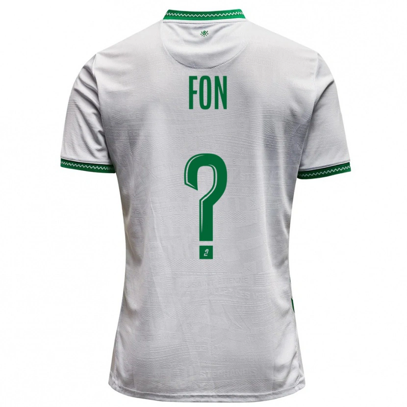 Danxen Mulher Camisola Welma Fon #0 Branco Verde Alternativa 2025/26 Camisa Brasil