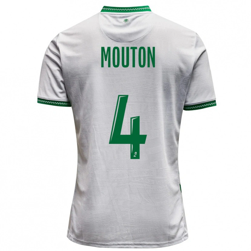 Danxen Mulher Camisola Nathan Mouton #4 Branco Verde Alternativa 2025/26 Camisa Brasil