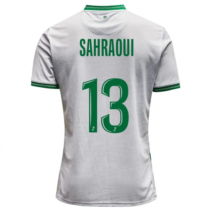 Danxen Mulher Camisola Jebryl Sahraoui #13 Branco Verde Alternativa 2025/26 Camisa Brasil