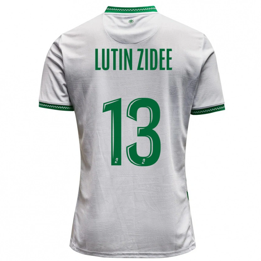 Danxen Mulher Camisola Medhy Lutin Zidee #13 Branco Verde Alternativa 2025/26 Camisa Brasil