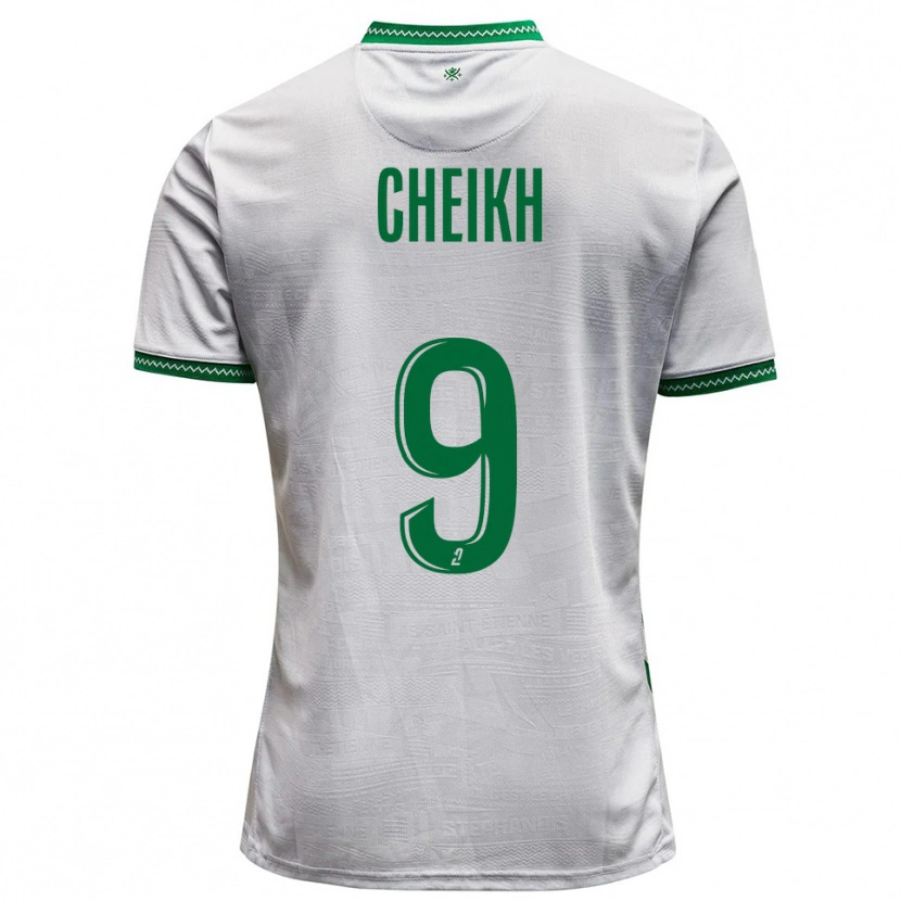 Danxen Mulher Camisola Issam Cheikh #9 Branco Verde Alternativa 2025/26 Camisa Brasil