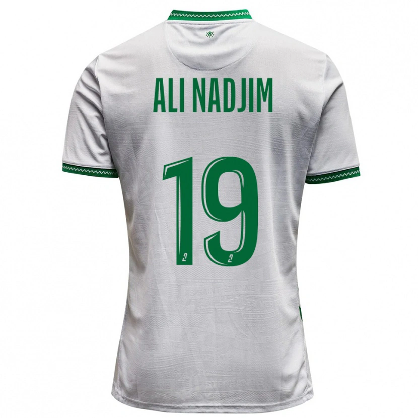 Danxen Mulher Camisola Nadjma Ali Nadjim #19 Branco Verde Alternativa 2025/26 Camisa Brasil