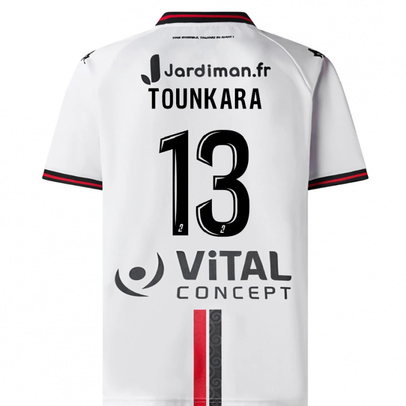 Danxen Mulher Camisola Fadiala Tounkara #13 Branco Vermelho Alternativa 2025/26 Camisa Brasil