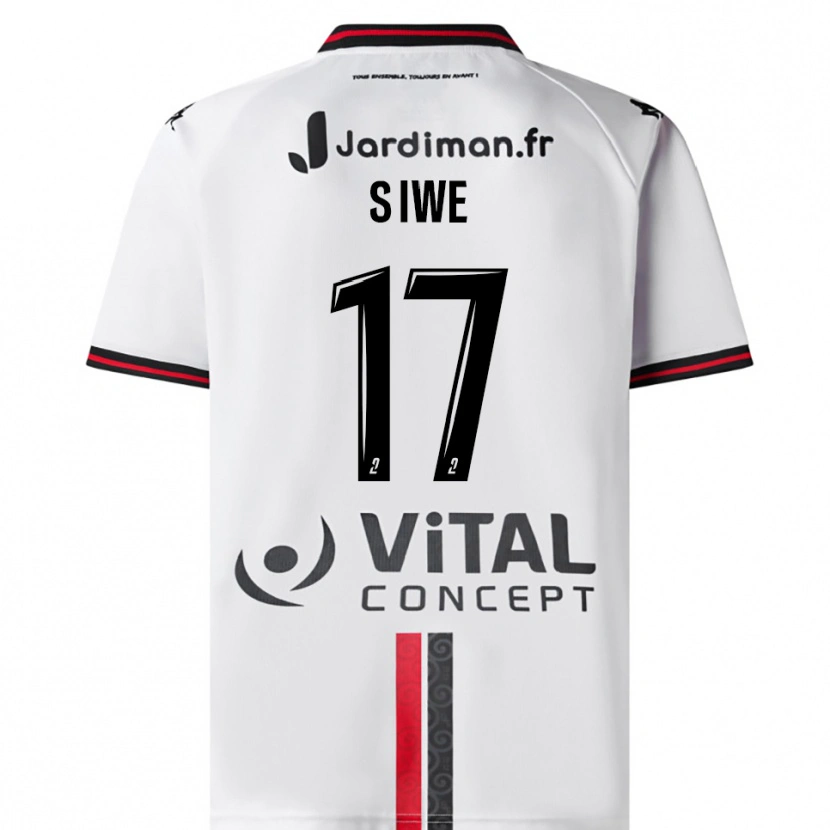 Danxen Mulher Camisola Jacques Siwe #17 Branco Vermelho Alternativa 2025/26 Camisa Brasil