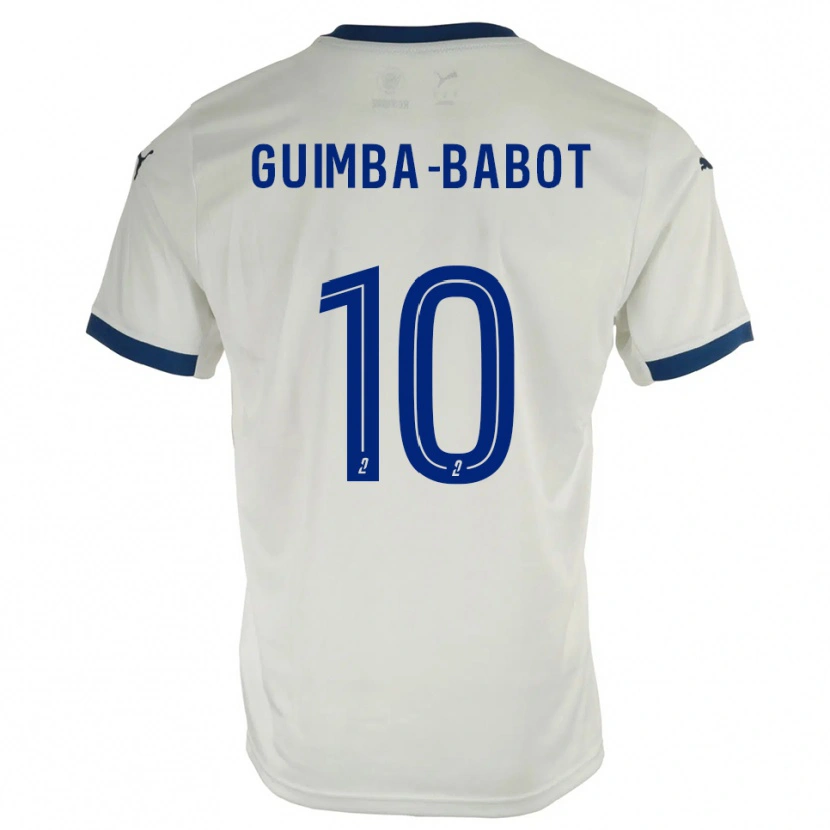 Danxen Mulher Camisola Khays Guimba-Babot #10 Branco Azul Alternativa 2025/26 Camisa Brasil