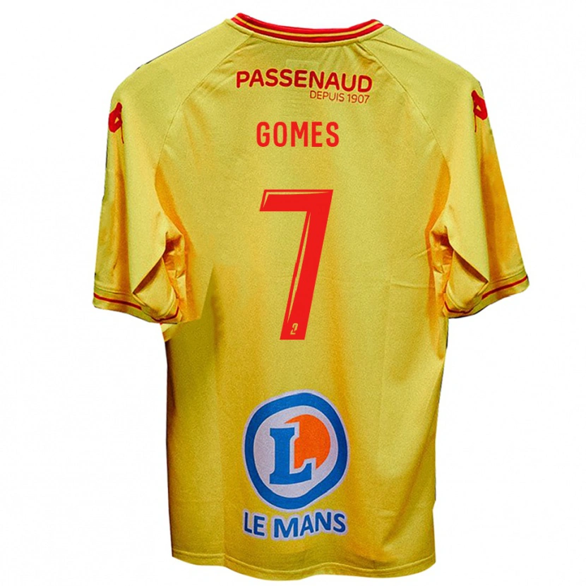 Danxen Mulher Camisola Malang Gomes #7 Amarelo Alternativa 2025/26 Camisa Brasil