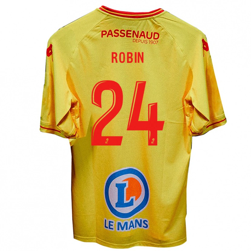 Danxen Mulher Camisola Milan Robin #24 Amarelo Alternativa 2025/26 Camisa Brasil