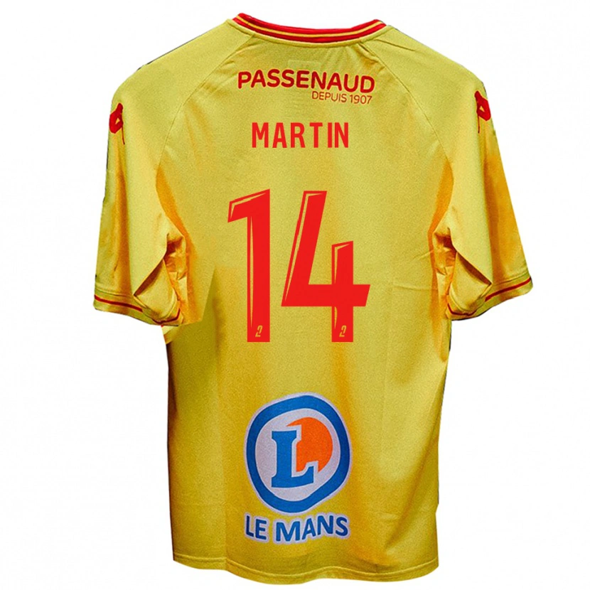 Danxen Mulher Camisola Lucas Martin #14 Amarelo Alternativa 2025/26 Camisa Brasil