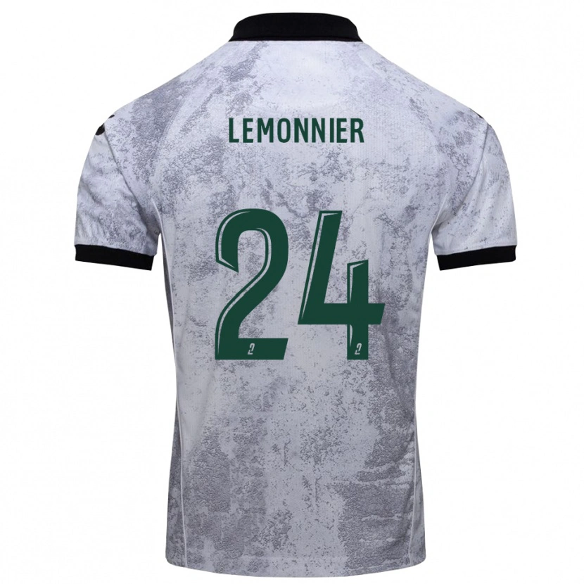 Danxen Mulher Camisola Pierre Lemonnier #24 Branco Preto Alternativa 2025/26 Camisa Brasil