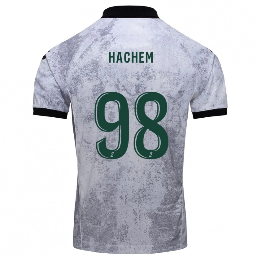Danxen Mulher Camisola Ryad Hachem #98 Branco Preto Alternativa 2025/26 Camisa Brasil