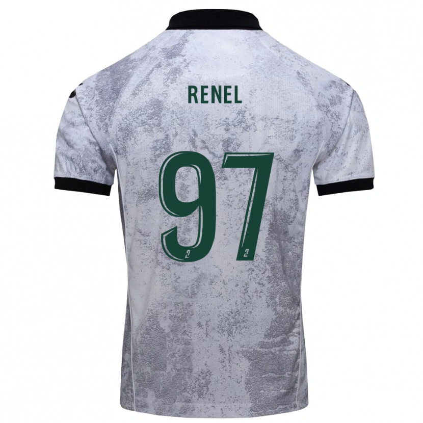 Danxen Mulher Camisola Samuel Renel #97 Branco Preto Alternativa 2025/26 Camisa Brasil