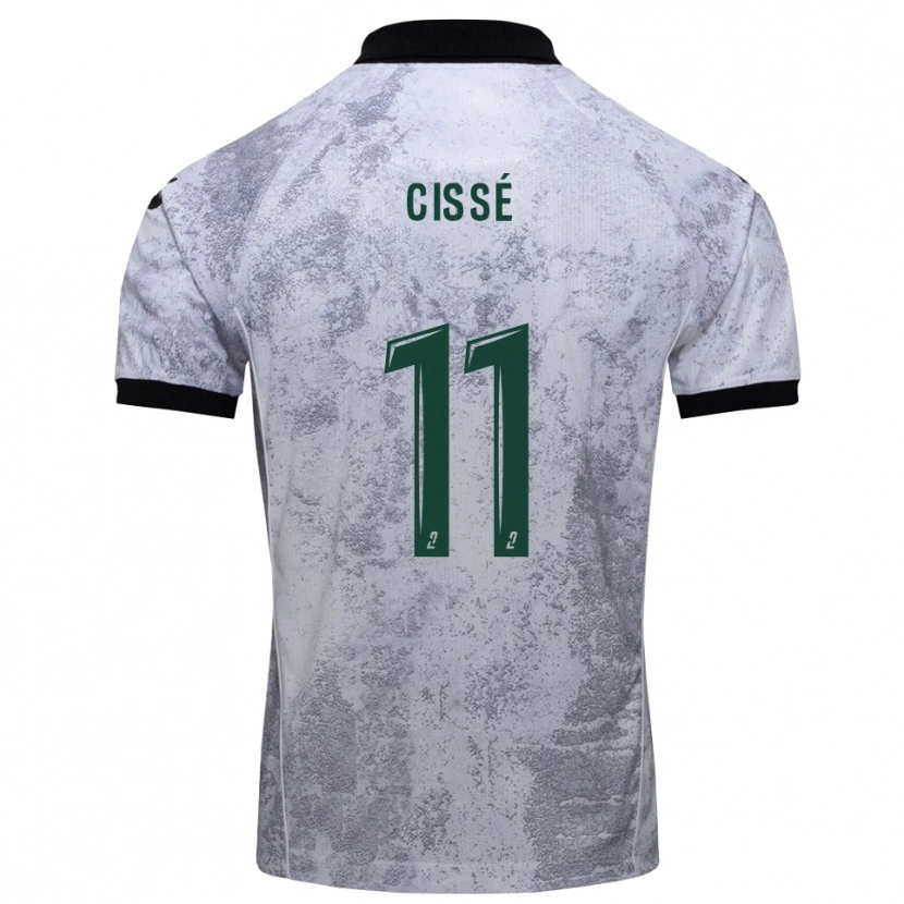 Danxen Mulher Camisola Kemo Cissé #11 Branco Preto Alternativa 2025/26 Camisa Brasil
