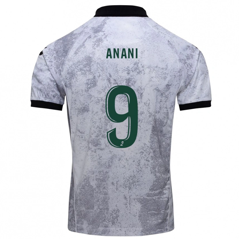 Danxen Mulher Camisola Achille Anani #9 Branco Preto Alternativa 2025/26 Camisa Brasil