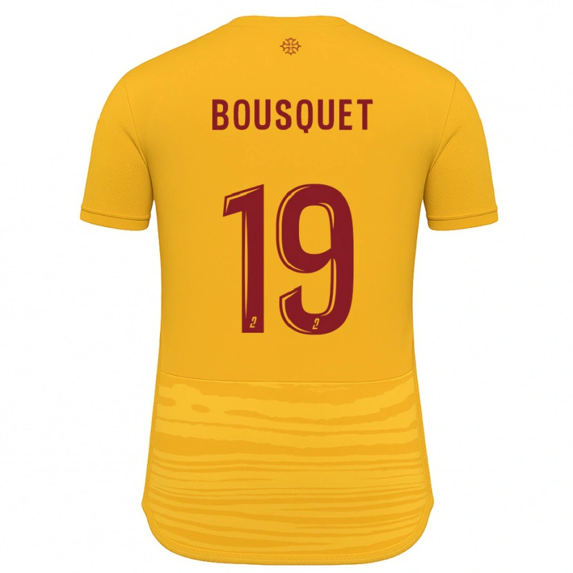 Danxen Mulher Camisola Marie Bousquet #19 Laranja Borgonha Alternativa 2025/26 Camisa Brasil
