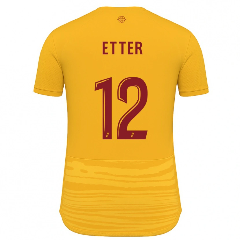 Danxen Mulher Camisola Nans Etter #12 Laranja Borgonha Alternativa 2025/26 Camisa Brasil