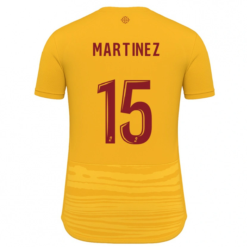 Danxen Mulher Camisola Jorys Martinez #15 Laranja Borgonha Alternativa 2025/26 Camisa Brasil