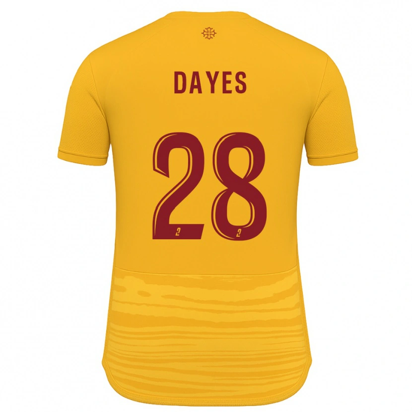 Danxen Mulher Camisola Mikayla Dayes #28 Laranja Borgonha Alternativa 2025/26 Camisa Brasil