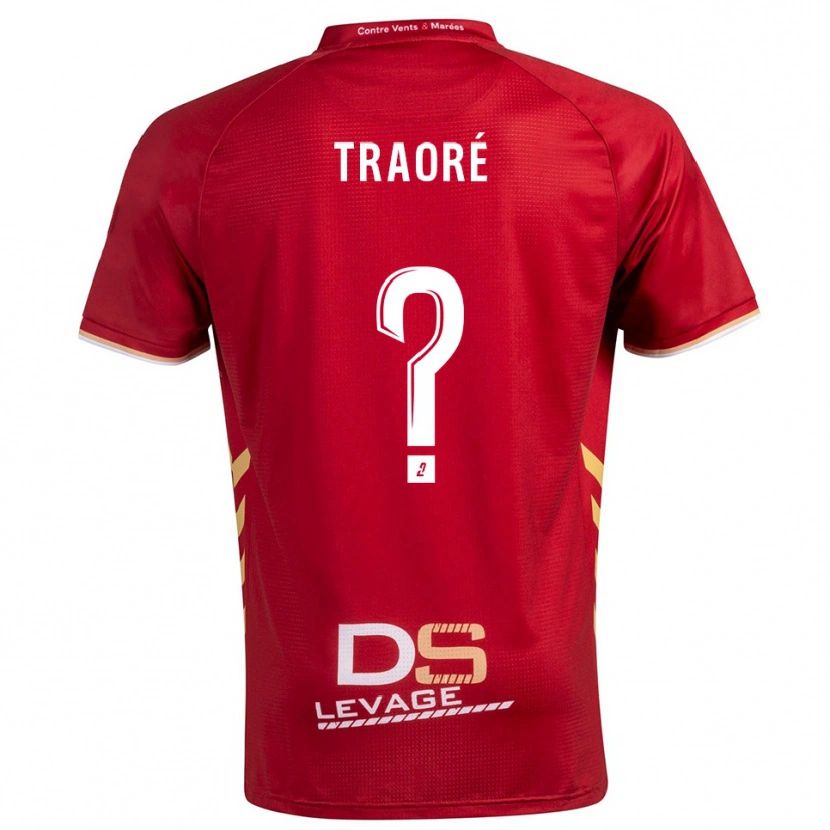 Danxen Mulher Camisola Sadia Traoré #0 Borgonha Dourado Alternativa 2025/26 Camisa Brasil