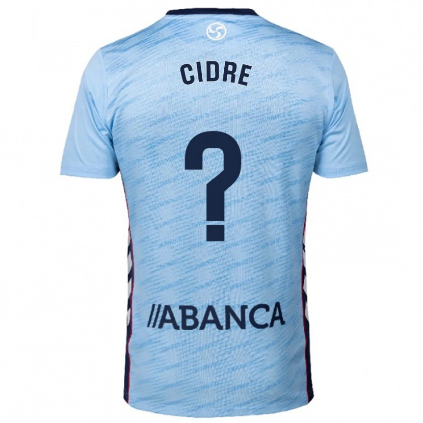 Danxen Criança Camisola Xavier Cidre #0 Azul Celeste Vermelho Principal 2025/26 Camisa Brasil