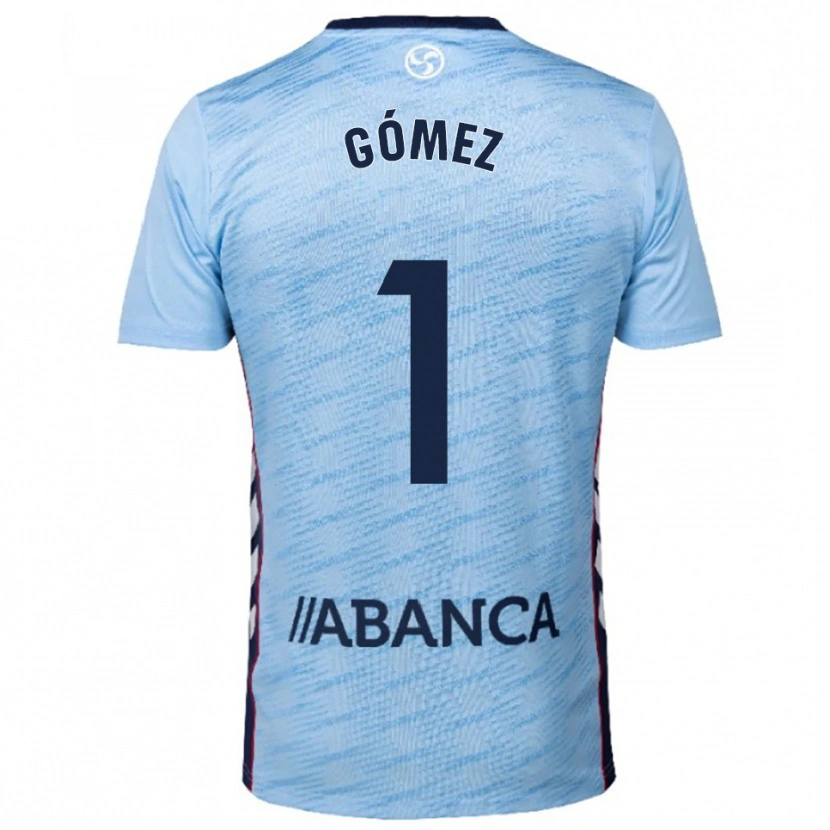 Danxen Criança Camisola Nuria Gómez #1 Azul Celeste Vermelho Principal 2025/26 Camisa Brasil