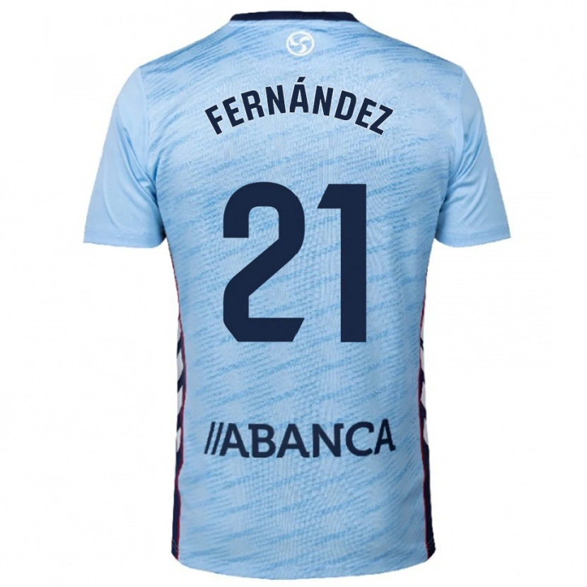 Danxen Criança Camisola Manu Fernández #21 Azul Celeste Vermelho Principal 2025/26 Camisa Brasil