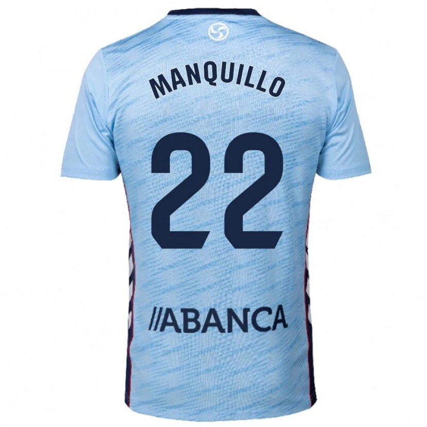 Danxen Criança Camisola Javier Manquillo #22 Azul Celeste Vermelho Principal 2025/26 Camisa Brasil