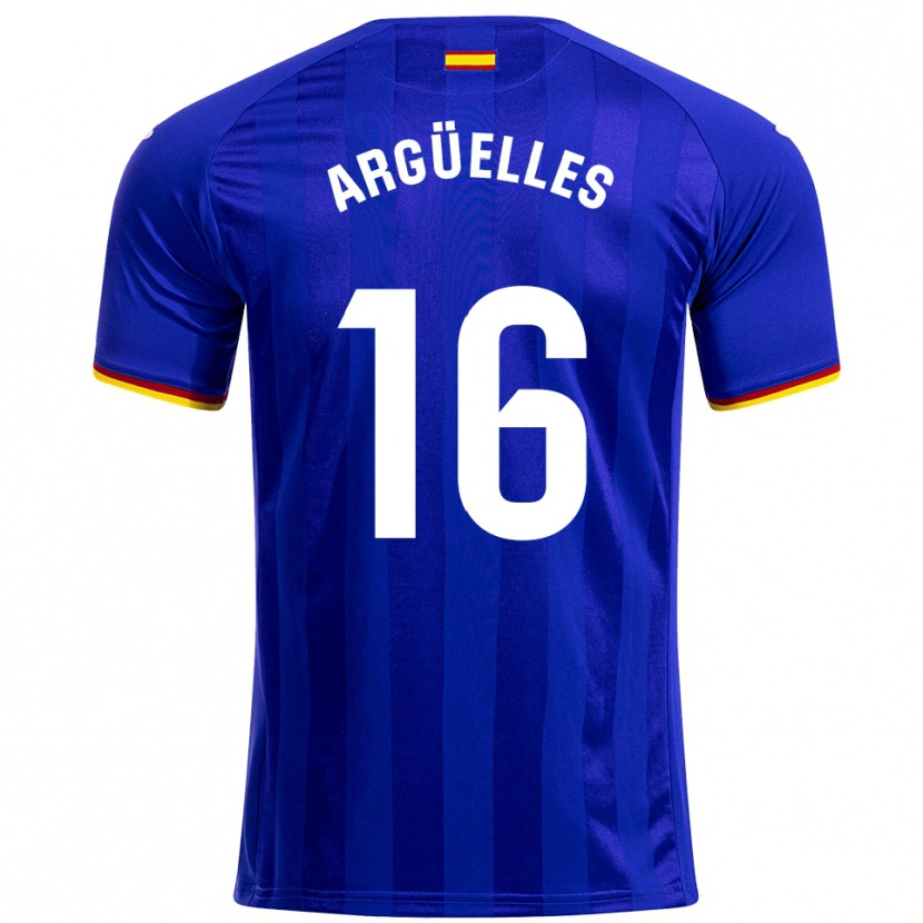 Danxen Criança Camisola David Argüelles #16 Azul Vermelho Amarelo Principal 2025/26 Camisa Brasil